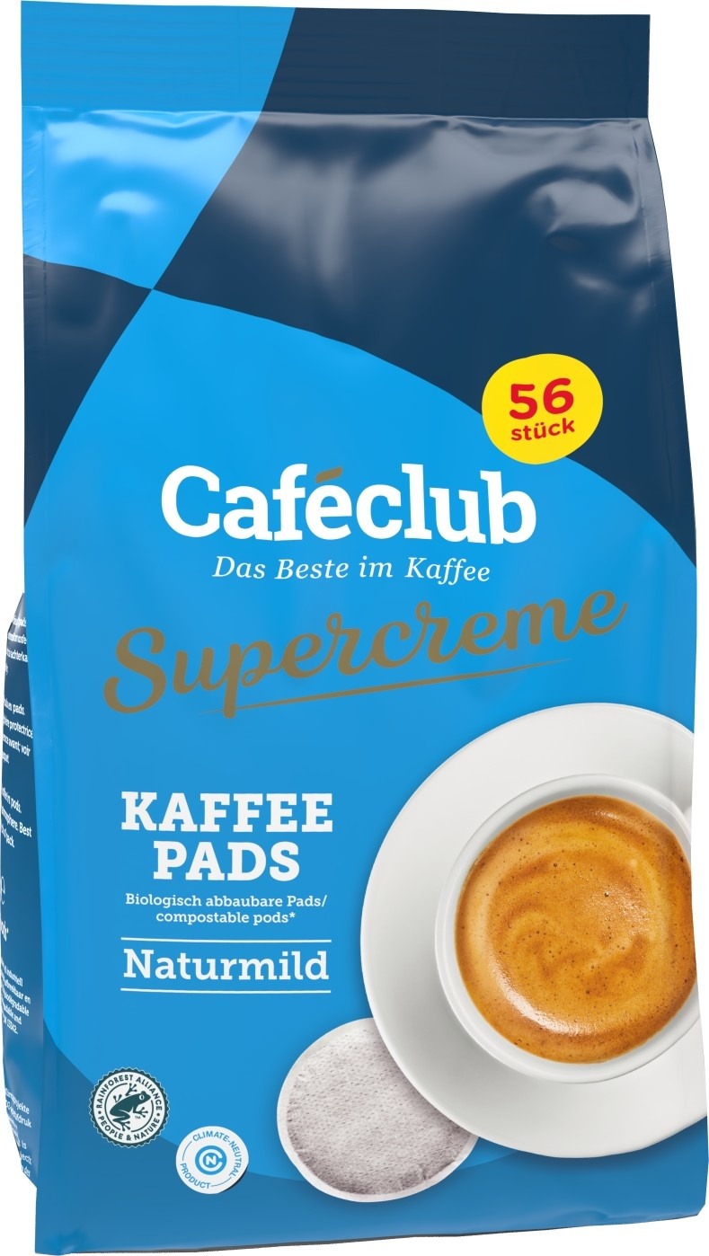 Caféclub voordeelzak Mild 56 pads