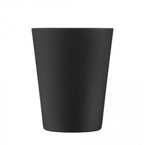 Ecoffee Cup PLA, Koffiebeker to Go 350 ml | Zwart Siliconen