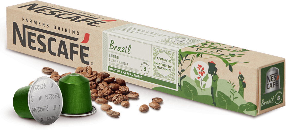 Nescafe Farmers Braziliaanse Lungo 10 cups