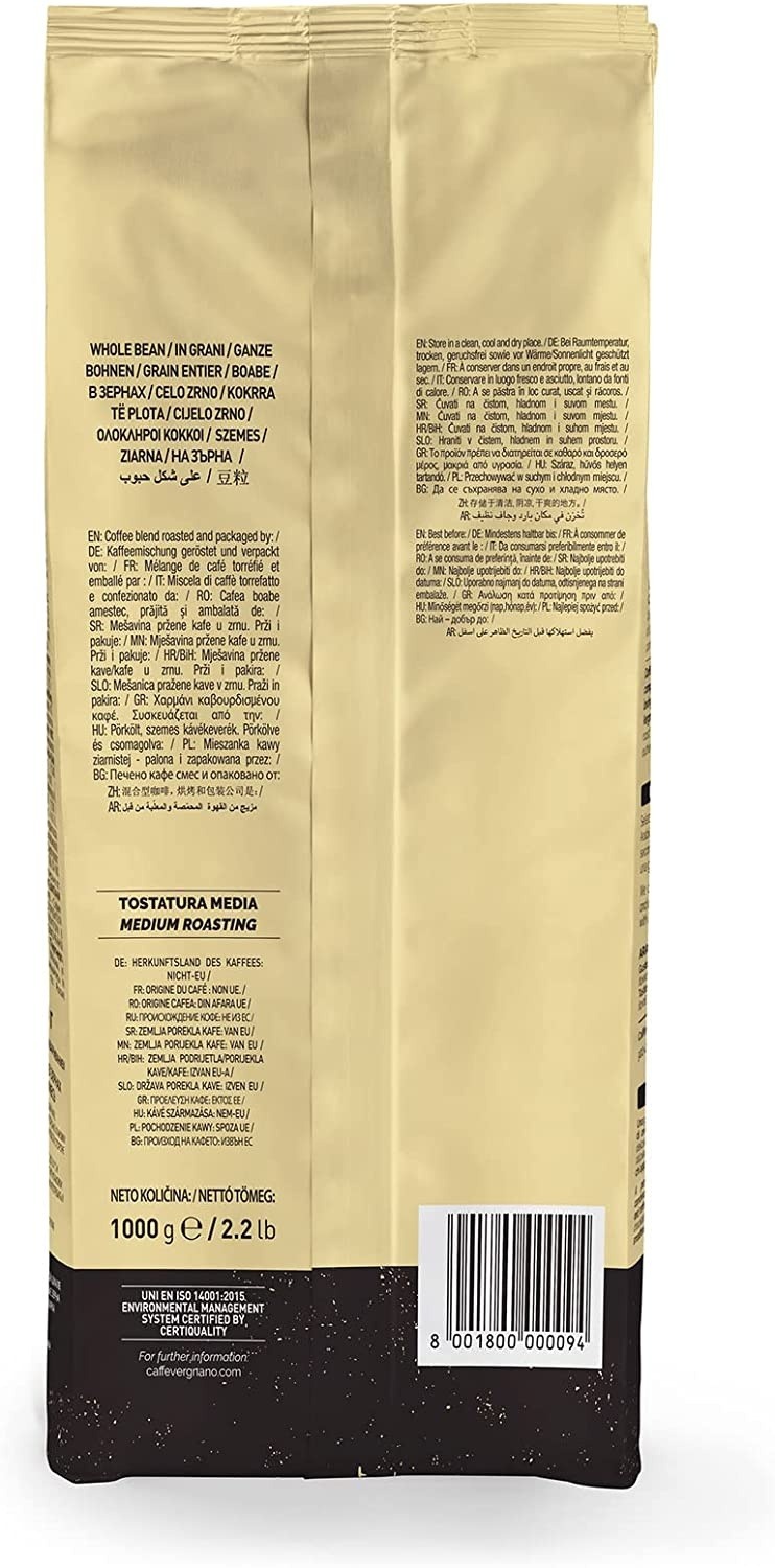 Vergnano Gran Aroma bonen 1kg