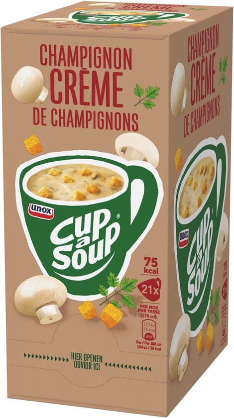 Cup-a-soup Unox Champignon Creme 21 stuks